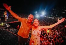 Durante o Festival Pernambuco Meu País Verão, em Jaboatão dos Guararapes, governadora Raquel Lyra reforça crescimento do turismo no Estado