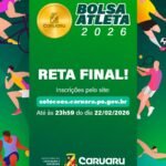 Últimos dias: Inscrições para o Bolsa Atleta 2026 em Caruaru encerram neste domingo (22)