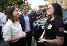 Governadora Raquel Lyra entrega viaturas, armamentos e equipamentos para forças policiais