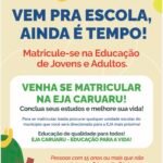 Rede Municipal de Caruaru prorroga matrículas para a EJA 2026