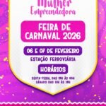 Feira da Mulher Empreendedora fortalece autonomia econômica no Pré-Carnaval Multicultural de Caruaru