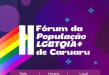 II Fórum da População LGBTQIA+ de Caruaru acontece nesta quarta (11)