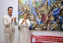 Referência no enfrentamento à violência contra a mulher, Prefeitura de Caruaru instala banco vermelho no Ministério Público