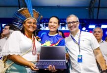 Na abertura do Clipe, em Serra Talhada, governadora Raquel Lyra entrega computadores para professores e autoriza obras do Complexo de Polícia Científica