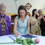 Em Olinda, governadora Raquel Lyra anuncia obras de R$ 1,4 milhão de contenção de encostas e reforma do Santuário Mãe Rainha