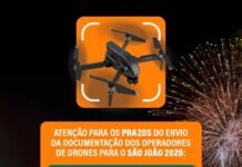 São João 2026: prazos para autorização de drones em Caruaru já estão em vigor