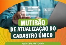 Mutirão do Cadastro Único acontece neste sábado (28) em Caruaru