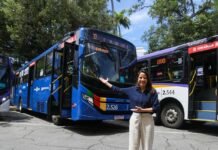Governadora Raquel Lyra entrega 40 novos ônibus climatizados para a RMR e anuncia linha TI Macaxeira/TI Xambá