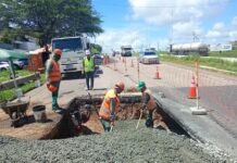 DER-PE informa interdição da BR-232 , próximo ao hotel Village