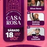 Fim de semana na Casa Rosa será marcado por muito forró e gastronomia regional em Caruaru