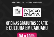 Fundação de Cultura de Caruaru abre inscrições para 10 oficinas gratuitas de arte e cultura