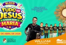 Bloco “Tudo por Jesus e nada sem Maria” leva fé e música às ruas de Caruaru