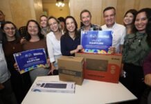 Casas das Juventudes: governadora Raquel Lyra entrega kits de equipamentos e mobiliário para mais de 60 municípios e garante funcionamento dos espaços