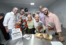 Governadora Raquel Lyra entrega primeira cozinha comunitária de Paudalho, autoriza construção de creche e anuncia pacote de obras voltadas à infraestrutura do município