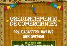 Prefeitura de Caruaru abre cadastramento para comerciantes do São João 2026 com pré-cadastro on-line