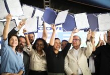 ÁGUAS DE PERNAMBUCO: governadora Raquel Lyra autoriza construção da Barragem Engenho Pereira e assina pacote de R$ 3 bilhões em obras hídricas para a RMR