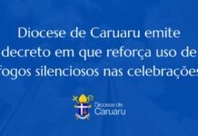 Diocese de Caruaru emite decreto em que reforça uso de fogos silenciosos nas celebrações