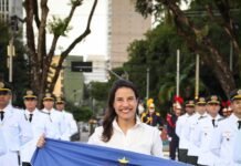 Governadora Raquel Lyra comanda formatura e entrega 182 novos oficiais da PMPE para reforçar segurança pública de Pernambuco