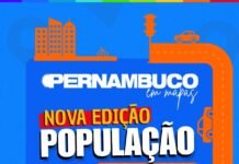 Nova publicação do Pernambuco em Mapas detalha a disposição da população urbana e rural do estado por domicílios