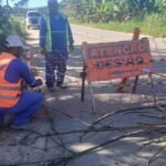 DER-PE interdita ponte na PE-089 após erosão causada pelas chuvas