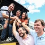 Miguel Coelho acompanha Raquel Lyra e Túlio Gadelha em agenda de obras em Palmares