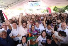 Na Mata Norte, governadora Raquel Lyra entrega cozinhas comunitárias e autoriza novas obras beneficiando os municípios de Nazaré da Mata e Aliança, somando mais de R$ 65 milhões em investimentos