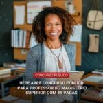 UFPE abre concurso público para professor do magistério superior com 41 vagas