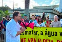 Ivan Moraes defende reflorestamento da Mata Atlântica em ato pela APA Aldeia-Beberibe
