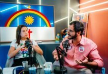 Em podcast, ao lado de Raquel Lyra, Túlio Gadêlha apresenta prioridades para início de mandato no Senado