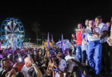 “O Litoral Norte estava esquecido e hoje vive uma nova história”, afirma Raquel em Itapissuma
