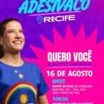Começou o grande adesivaço de Raquel no Recife