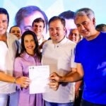 Anderson Luiz inicia campanha com grande adesivaço ao lado de Raquel Lyra, Rodrigo Pinheiro e Fernando Monteiro