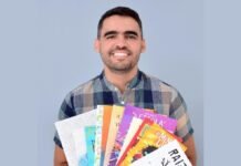 Manoel Cavalcante, poeta potiguar, lança livros na Acaccil, em Caruaru, nesta quinta-feira (20)