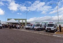 Prefeitura de Caruaru entrega três novas ambulâncias e amplia frota da Rede Municipal de Saúde