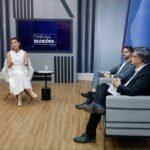 Raquel destaca novos hospitais e requalificação da rede de saúde durante sabatina na TV Tribuna