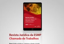 ARTIGOS: ESMP-PE abre chamada de trabalhos sobre “Políticas Públicas, Cidadania e Direito à Saúde” para a Revista Jurídica – III Volume