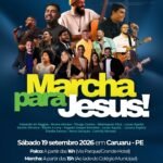 Salomão do Reggae é atração confirmada na Marcha para Jesus 2026 em Caruaru