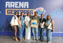 Professores formadores da Rede Municipal de Caruaru apresentam recurso pedagógico em Congresso Nacional de Educação
