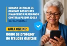 Governo de Pernambuco promove aula online gratuita para ensinar idosos a se protegerem de golpes digitais