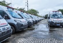 Governo de Pernambuco entrega novas ambulâncias a 100% dos municípios que aderiram ao Programa Colo de Mãe